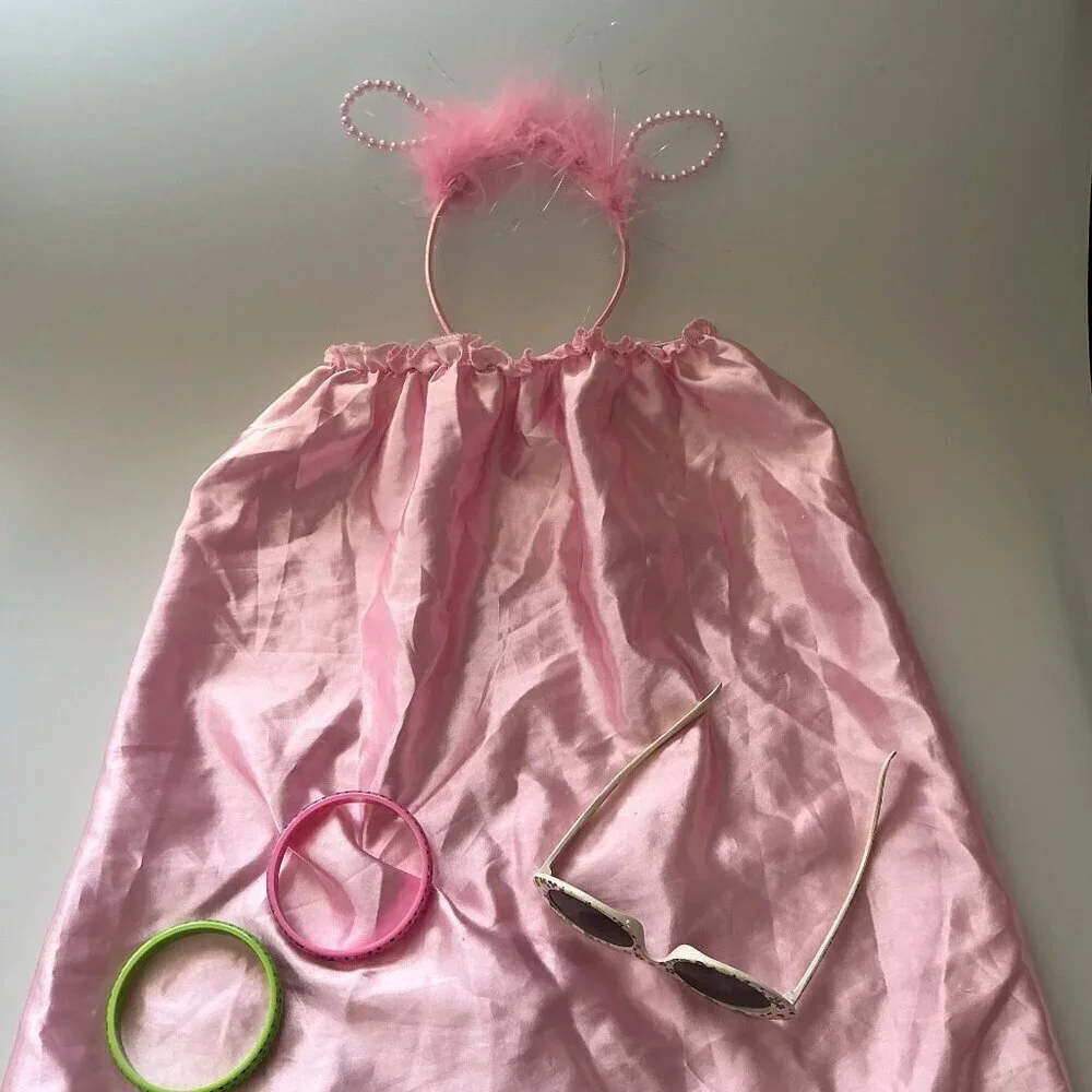 PINK DRESS UP BUNDLE COSTUME COSPLAY EUC